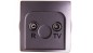 Simon Basic Gniazdo antenowe R/TV przelotowe stal inox BMZAP10/1.01/21 Simon Basic Gniazdo antenowe R/TV przelotowe stal inox BMZAP10/1.01/21
