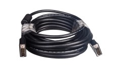 Kabel połączeniowy DVI-D Dual Link Typ DVI-D(24+1)/DVI-D(24+1), M/M czarny 10m AK-320101-100-S