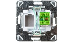 IMPRESJA Gniazdo komputerowe pojedyncze RJ45 kat.5e MMC tytan GPK-1Y/K/m/23