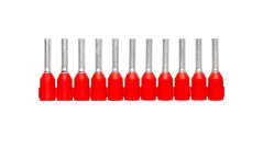 Końcówka tulejkowa 1mm2 czerwona izolowana AI 1,0-8 RD-S 1212523 /1000szt./