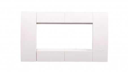 Ramka podwójna 45x45 biała do kanałów osprzętowych GT4529010