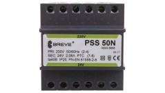 Transformator modułowy PSS 50N 230/24V 50VA 2,1A na szynę DIN 16024...