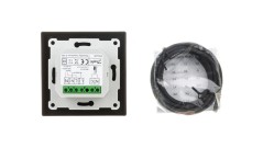 Termostat DEVIreg Touch 230V 16A 5-45C IP21 czarny 140F1069