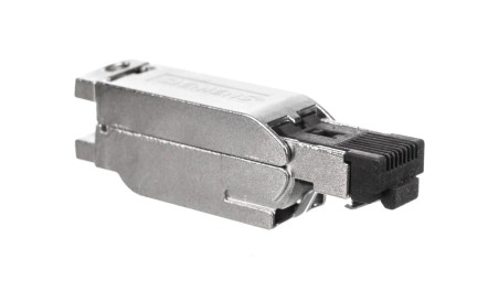 Wtyczka RJ45 2x2 kat.5 prosta metalowa do przewodu Ethernet 6GK1901-1BB10-2AA0