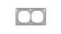 DECO Ramka uniwersalna podwójna z tworzywa DECO Soft srebrny metalik 7DRSO-2 DECO Ramka uniwersalna podwójna z tworzywa DECO Soft srebrny metalik 7DRSO-2