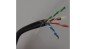 Kabel teleinformatyczny U/UTP kat.6 PE AWG 23/1 305m szpula czarny zewnętrzny żelowany DK-TP612 Kabel teleinformatyczny U/UTP kat.6 PE AWG 23/1 305m szpula czarny zewnętrzny żelowany DK-TP612