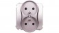 Simon Basic Gniazdo podwójne z/u 16A, 250 V stal inox BMGZ2Mz.01/21 Simon Basic Gniazdo podwójne z/u 16A, 250 V stal inox BMGZ2Mz.01/21