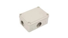 Puszka natynkowa LIGHT 162x116x76 6xM25 4xM40 IP66/67 szara EV-161
