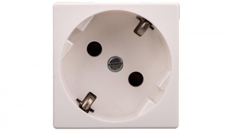 Simon Connect Gniazdo K45 z schuko 16A/230V szybkozłączki czysta biel K11/9 Simon Connect Gniazdo K45 z schuko 16A/230V szybkozłączki czysta biel K11/9