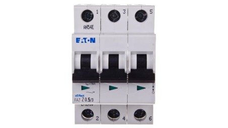 Wyłącznik nadprądowy 3P Z 0,5A 10kA AC FAZ Z0,5/3 278918