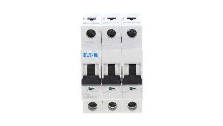 Wyłącznik nadprądowy 3P D 0,5A 15kA AC FAZ-D0,5/3 278880