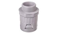 Dławnica do węża osłonowego M40 IP68 SILVYN KLICK-GM 40x1,5 szara 55501080