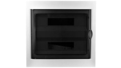 Rozdzielnica modułowa 2x18 podtynkowa drzwi transp. seria 630 IP40 430x410x80 szara EC63036