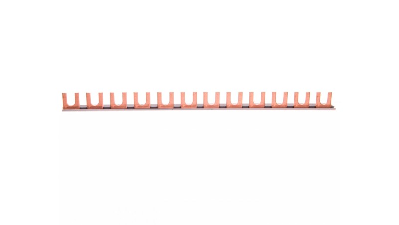 Szyna łączeniowa 1P 63A 10mm2 widełkowa (12 mod.) BI1-10-12 404911 Szyna łączeniowa 1P 63A 10mm2 widełkowa (12 mod.) BI1-10-12 404911