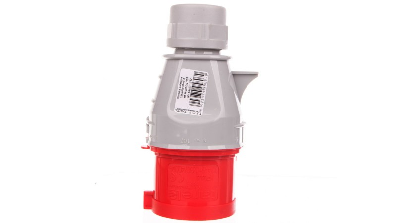 Wtyczka izolacyjna przenośna 32A 400V 5P IP44 /zaciski gwintowe/ 107 Wtyczka izolacyjna przenośna 32A 400V 5P IP44 /zaciski gwintowe/ 107