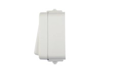 Cedar Łącznik świecznikowy hermetyczny IP44 10A biały WNt-500C01 WNT500C01