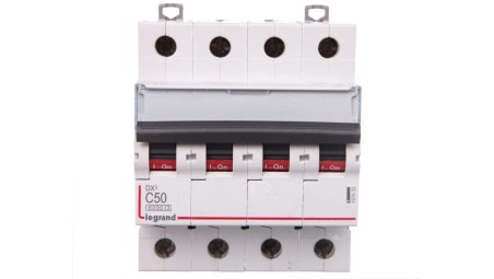 Wyłącznik nadprądowy 4P C 50A 6kA S304 DX3 407933
