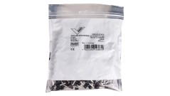 Końcówka tulejkowa izolowana TID 2x1,5mm2/12mm czarna cynowana TID2x1,5L12x500 /500szt./