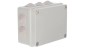 Puszka n/t hermetyczna 150x110x70 10 dławików IP55 szara S-BOX 306