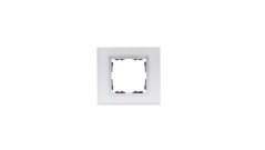 Simon 82 Ramka pojedyncza kamień srebro/ ramka pośrednia aluminium mat 82917-62