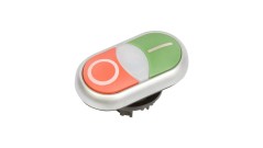 Napęd przycisku podwójny zielony/czerwony /O-I/ z podświetleniem z samopowrotem M22-DDL-GR-X1/X0 216700