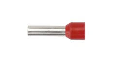 Końcówka tulejkowa izolowana TI 10mm2/18mm czerwona cynowana TI10L18 /100szt./