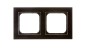 SONATA Ramka podwójna czarne szkło R-2RG/32 SONATA Ramka podwójna czarne szkło R-2RG/32