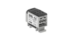 Blok dystrybucyjny - rozdzielczy OJL80A szary AL/CU we: 2x 2.5-16mm wy: 6x 2.5-6mm, 1000VAC/1500VDC MAB1080S10