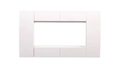 Ramka podwójna 45x45 biała do kanałów osprzętowych GT4529010