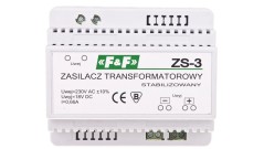 Zasilacz stabilizowany 230VAC/18VDC 12W 0,66A ZS-3