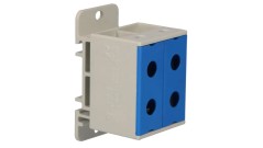 Złączka szynowa 2-torowa 35mm2 niebieska ZGX-2x35 niebieska ENE-00171