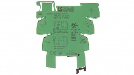 Podstawa przekaźnika 1P 24V DC PLC-BSC- 24DC/21 2966016