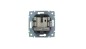 VALENA Gniazdo antenowe RTV/SAT końcowe aluminium 770136 VALENA Gniazdo antenowe RTV/SAT końcowe aluminium 770136