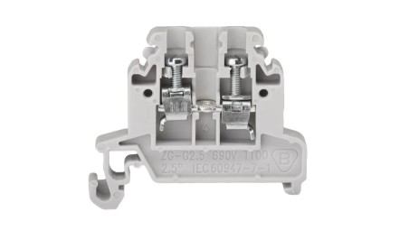 Złączka szynowa 0,5-2,5 mm2 szara ZG-G2,5 A11-8108