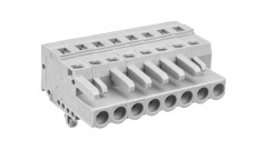 Gniazdo MCS-MIDI Classic 8-biegunowe szare raster 5mm 231-108/008-000 /50szt./