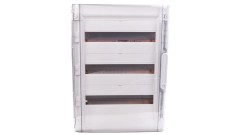 Rozdzielnica modułowa XL3 125 3x18 natynkowa IK09 IP40 /drzwi transparentne/ 401658