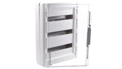 Rozdzielnica modułowa XL3 125 3x18 natynkowa IK09 IP40 /drzwi transparentne/ 401658