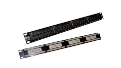 Patch panel UTP kat.5e 24 porty LSA 1U PK003