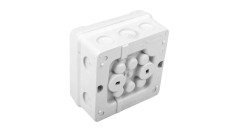Puszka n/t odgałęźna bez zacisków 5-bieg. dla Cu do 2.5mm2 IP55 szary DE 9320 Z 62000264