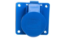 Gniazdo tablicowe 16A 3P 230V /75x75/ niebieskie IP44 TWIST 313-6f7