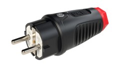 Wtyczka gumowa 16A 2P+Z 230V SCHUKO VDE IP54 /guma-poliamid/ TAURUS2 0511-sr