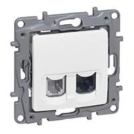 NILOE Gniazdo teleinformatyczne RJ11+RJ45 kat.5 UTP białe 764570