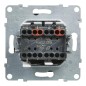 SUNO Łącznik schodowy podwójny czarny 10AX 250V zaciski automatyczne 721408