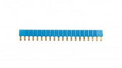 Mostek grzebieniowy 20-torowy 36A 250V niebieski do zacisków A1 lub A2 093.20