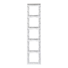 SUNO Ramka pięciokrotna biała 721505