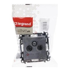 VALENA LIFE Gniazdo antenowe RTV/SAT końcowe aluminium 753352