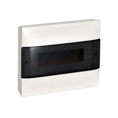 Rozdzielnica modułowa natynkowa PRACTIBOX S 1x12 drzwi przezroczyste 135431