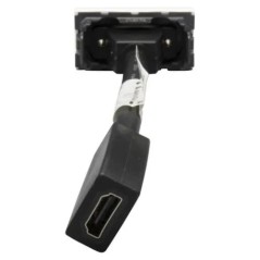 MOSAIC Gniazdo HDMI typu A z przewodem białe 78778