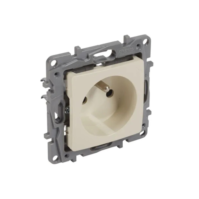 NILOE Gniazdo pojedyncze z/u 16 A 250 V kremowe 764640