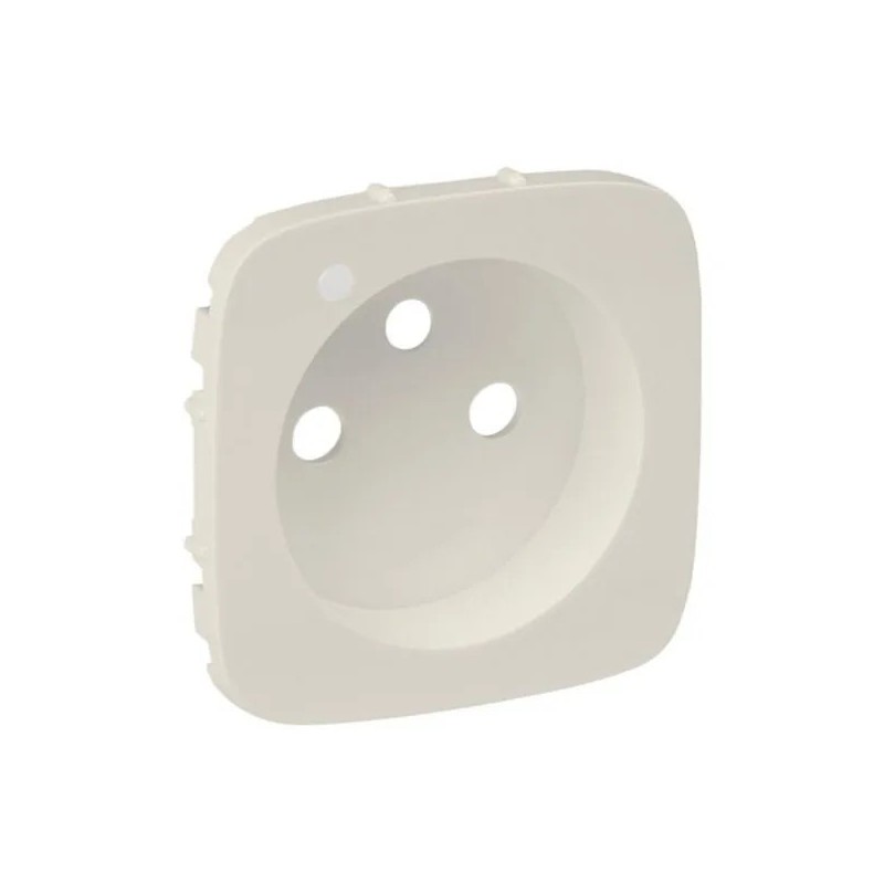 VALENA ALLURE Plakietka gniazda pojedynczego SCHUKO 2p+z z podświetleniem led kremowy 754876 VALENA ALLURE Plakietka gniazda pojedynczego SCHUKO 2p+z z podświetleniem led kremowy 754876